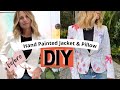 How to Turn a Plain Jacket Into a Watercolor Painting (Amazing Hack!)