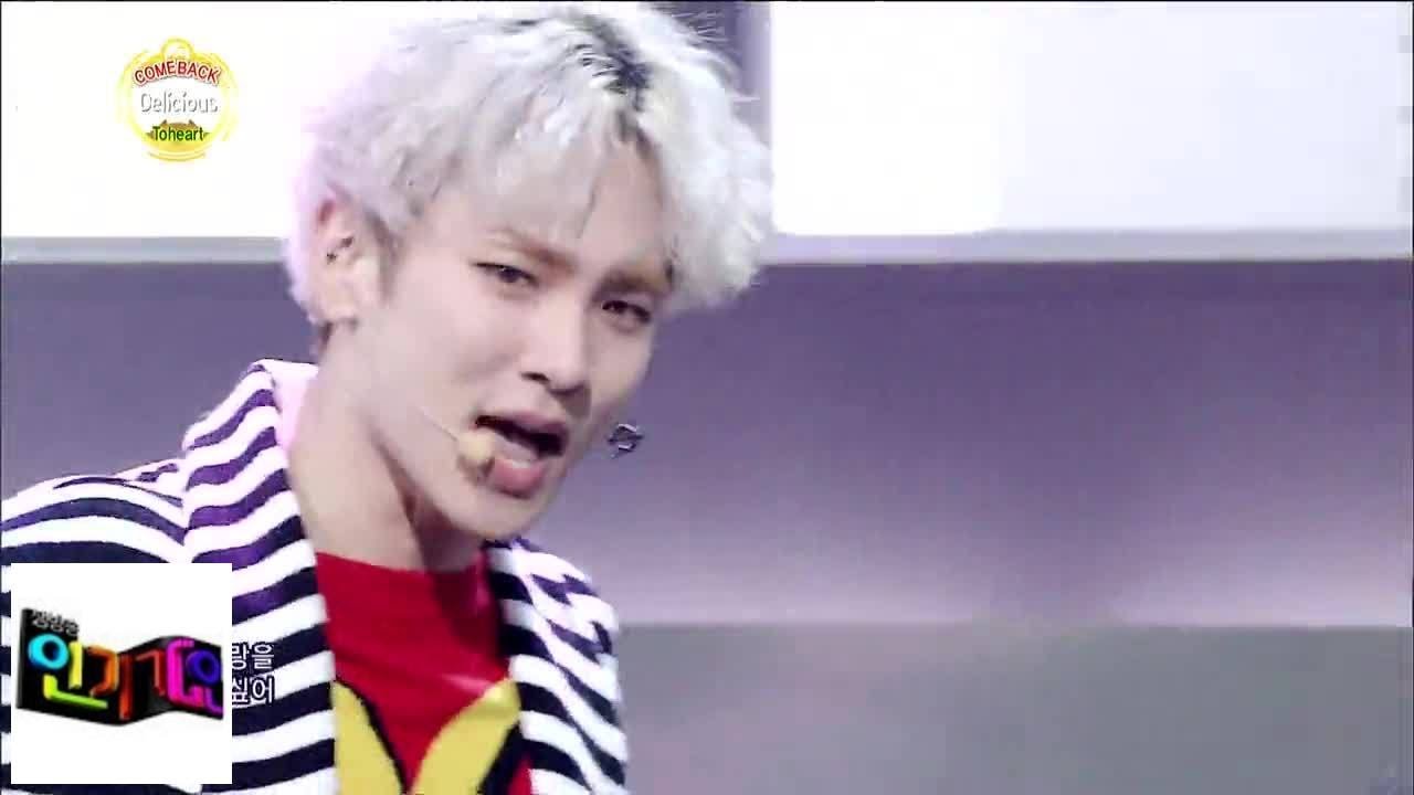 [Toheart (KEY & Uehyun)] - Delicious @ Популярная песня Inkigayo 140316