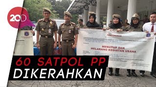 Satpol PP Wanita Siap Tutup Diskotik Exotic dan Sense Karaoke