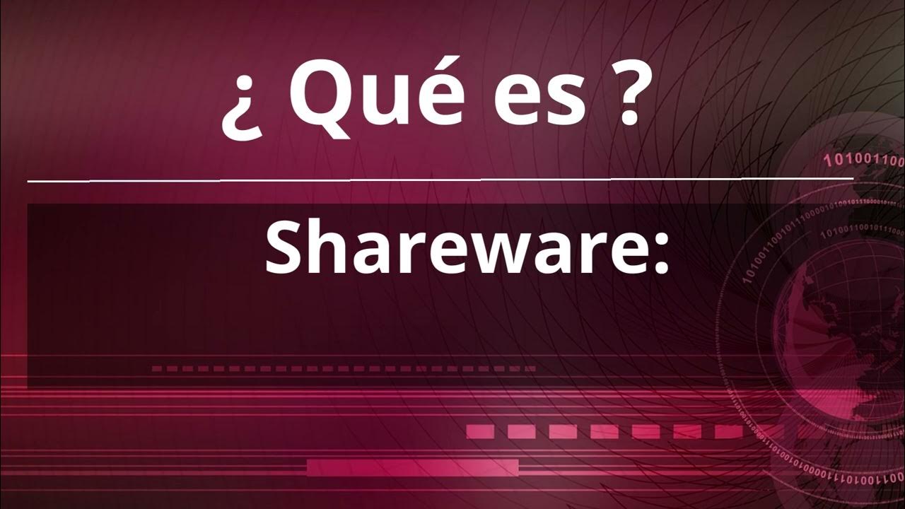 . Que es Shareware YouTube