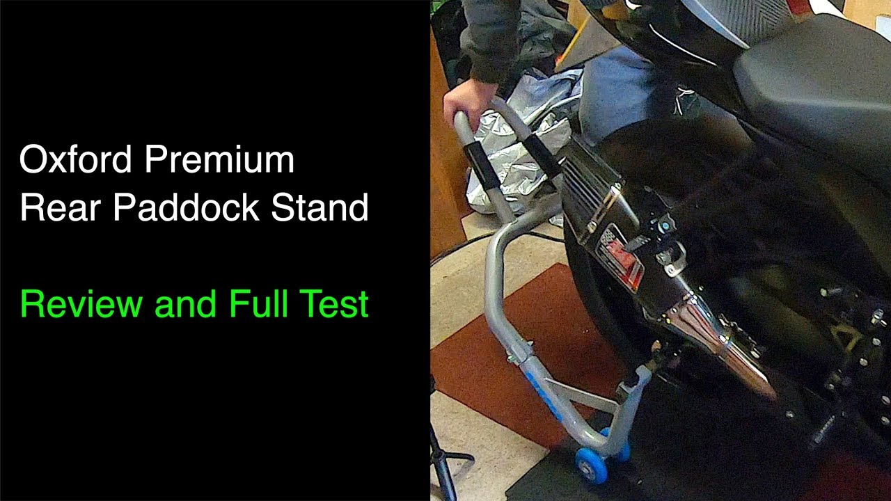Oxford Premium Rear Paddock Stand Full Test and Review YouTube Oxford Premium Rear Paddock Stand Full Test and Review YouTube