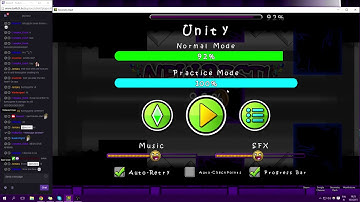 Geometry Dash | Unity By TriAxis w/ FunnyGame (Clip)
