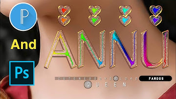 How to make multi color gradient glass font with golden stroke #glassfont #dpediting#pscc #pstouch