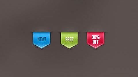 Photoshop Tutorials | Graphic Design | Ribbon Banner Style