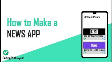 How to make a News app  || Coding With Ayush || MIT APP INVENTOR || Tutorial video