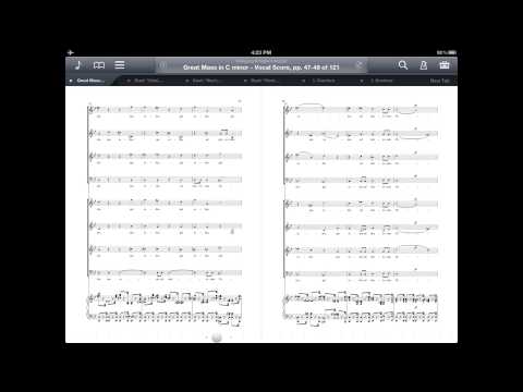 forScore Tutorial: 2-Up - View two pages side-by-side