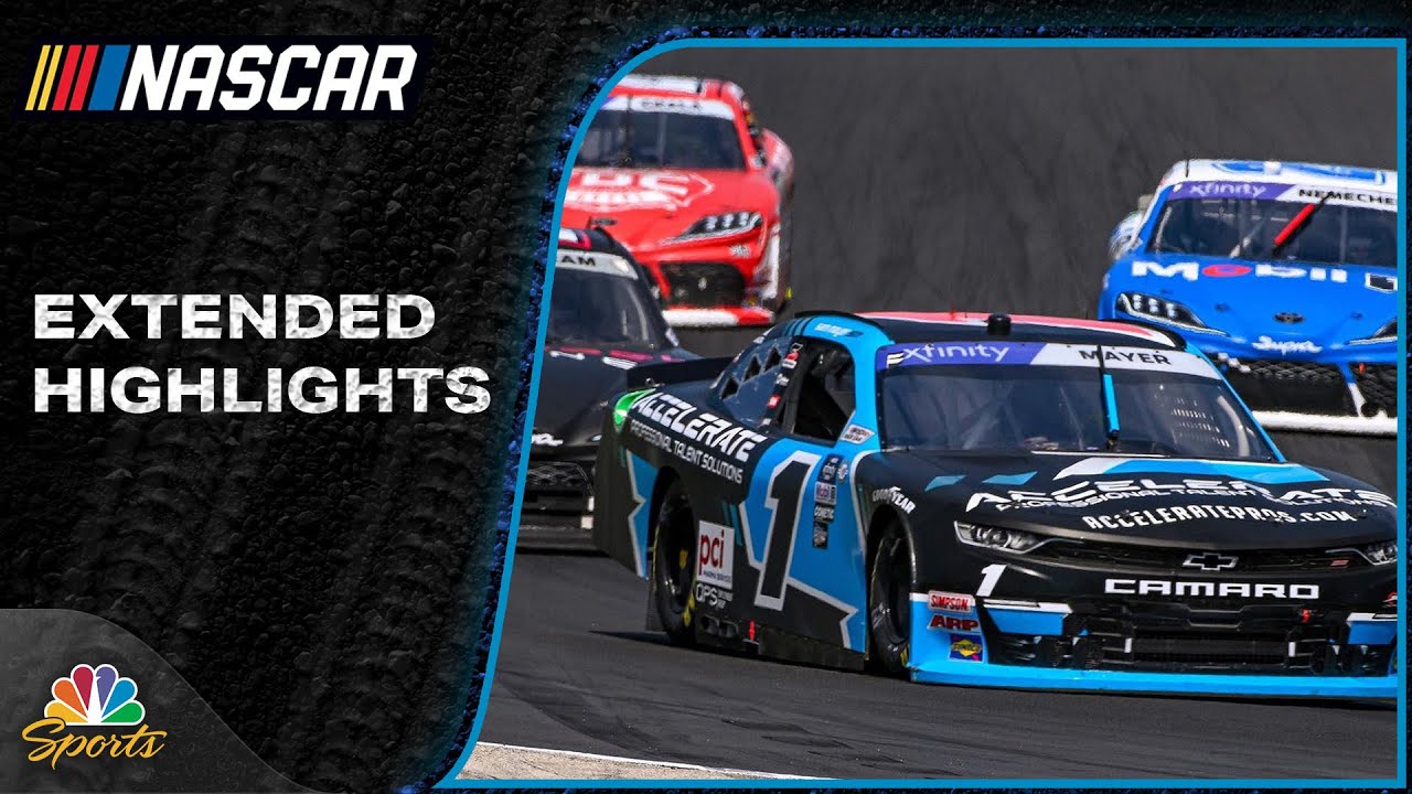 NASCAR Xfinity Series EXTENDED HIGHLIGHTS Road America 180 7/29/23 Motorsports on NBC