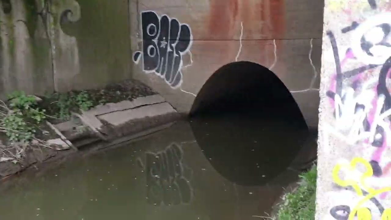 Körnebach  Körne Zusammenflüsse Kläranlage Dortmund Scharnhorst Scharnhorster Knoten ex Köttelbecken