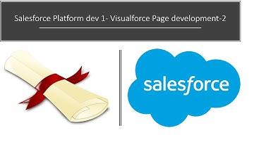 Salesforce Platform dev 1 - Visualforce Page development 2