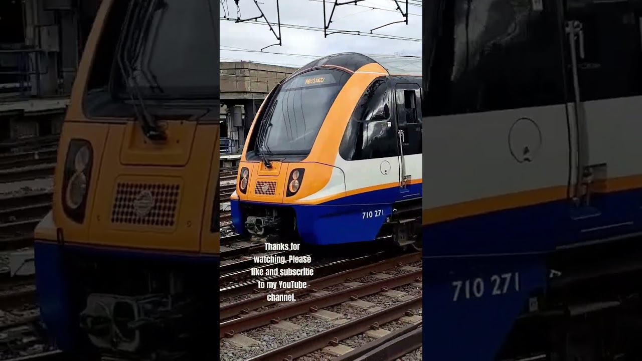 London Overground Class 710 271 departing London Euston Station for Watford Junction.