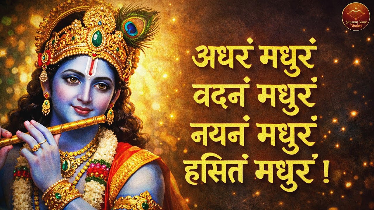 Adharam Madhuram - Krishna Bhajan | Bhakti Song | Bhajan Song | Madhurashtakam