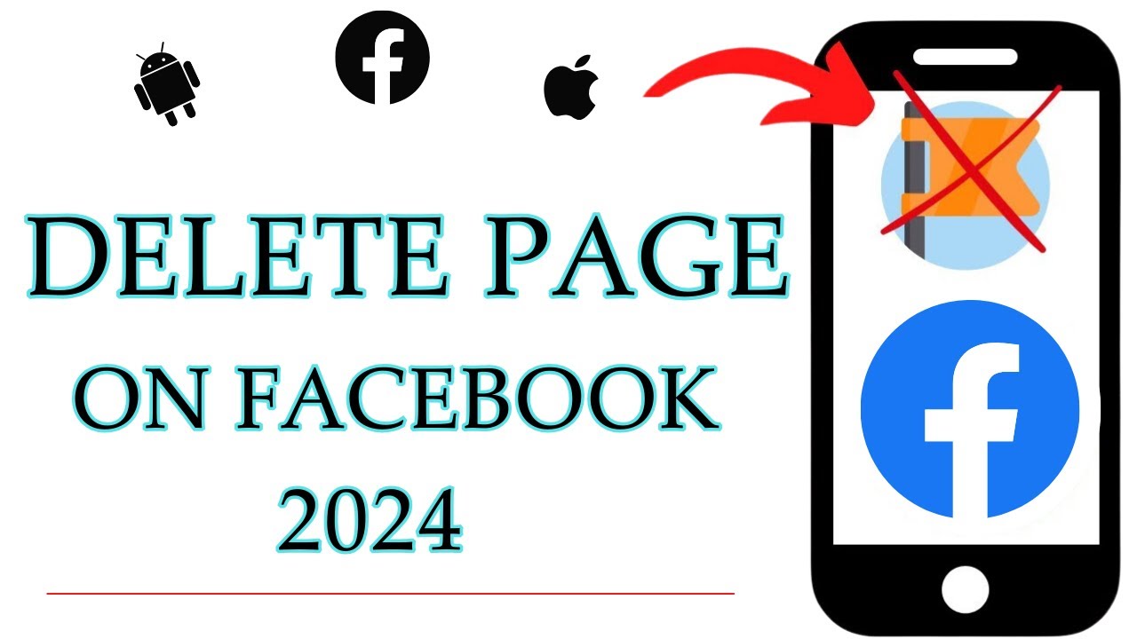How to Delete Facebook Page - iPhone & Android 2024 - Permanently ...