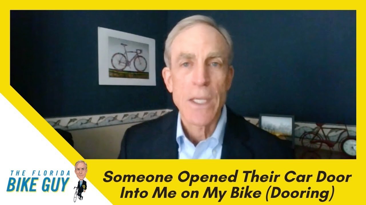 Dooring Cyclist | Cyclist Getting Doored Explained by Bicycle Injury Lawyer | Bike Accident