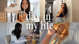 hang out for a day | morning routine, grwm, errands, shopping, puppy updates