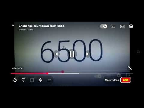 Challenge Countdown from 6666