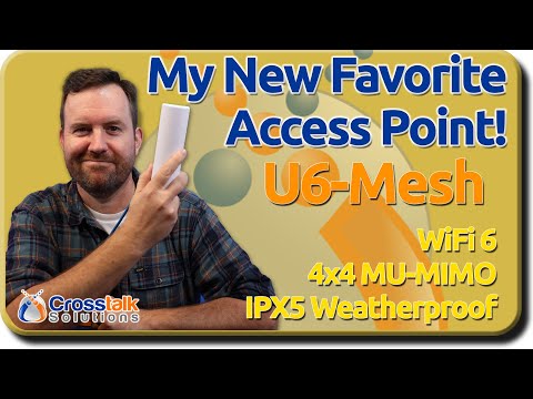 UniFi U6 Mesh Access Point - Setup and Testing!
