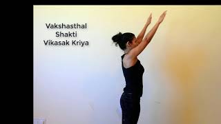 8. Vakshasthal Shakti Vikasak Kriya (Yogic Sukshma Vyayama)