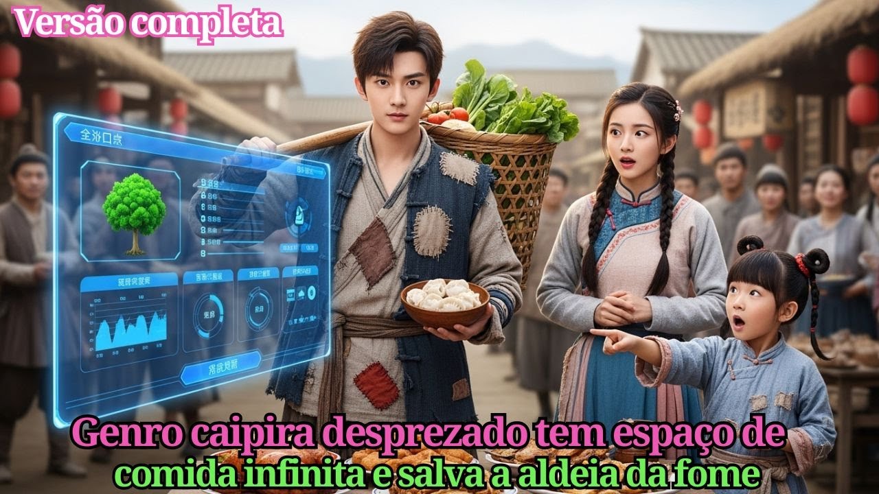 Genro caipira desprezado tem espaço de comida infinita e salva a aldeia da fome