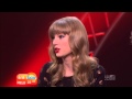 Taylor Swift Interview on Today Show  Australia