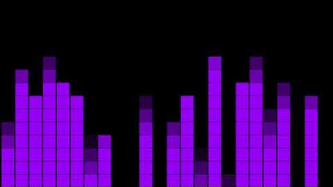 Colorful music sound radio audio light wave bars equalizer background