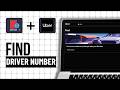 How To Find Uber Driver Number (Step By Step)