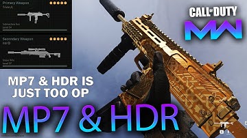 MP7 & HDR WARZONE WIN! ONE OF MY FAVORITE CLASS SET UP