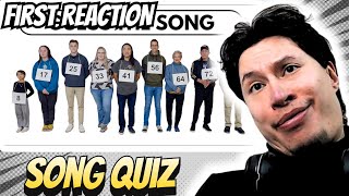 Did I PASS?? | Ages 1 - 90 vs Song Quiz | REACTION