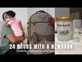 Vlogmas  24 hours with a newborn formula feeding feeling overwhelmed