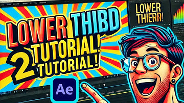 🎬 Smooth, Clean & Cinematic! Lower Thirds Tutorial – After Effects Tutorial Part 2