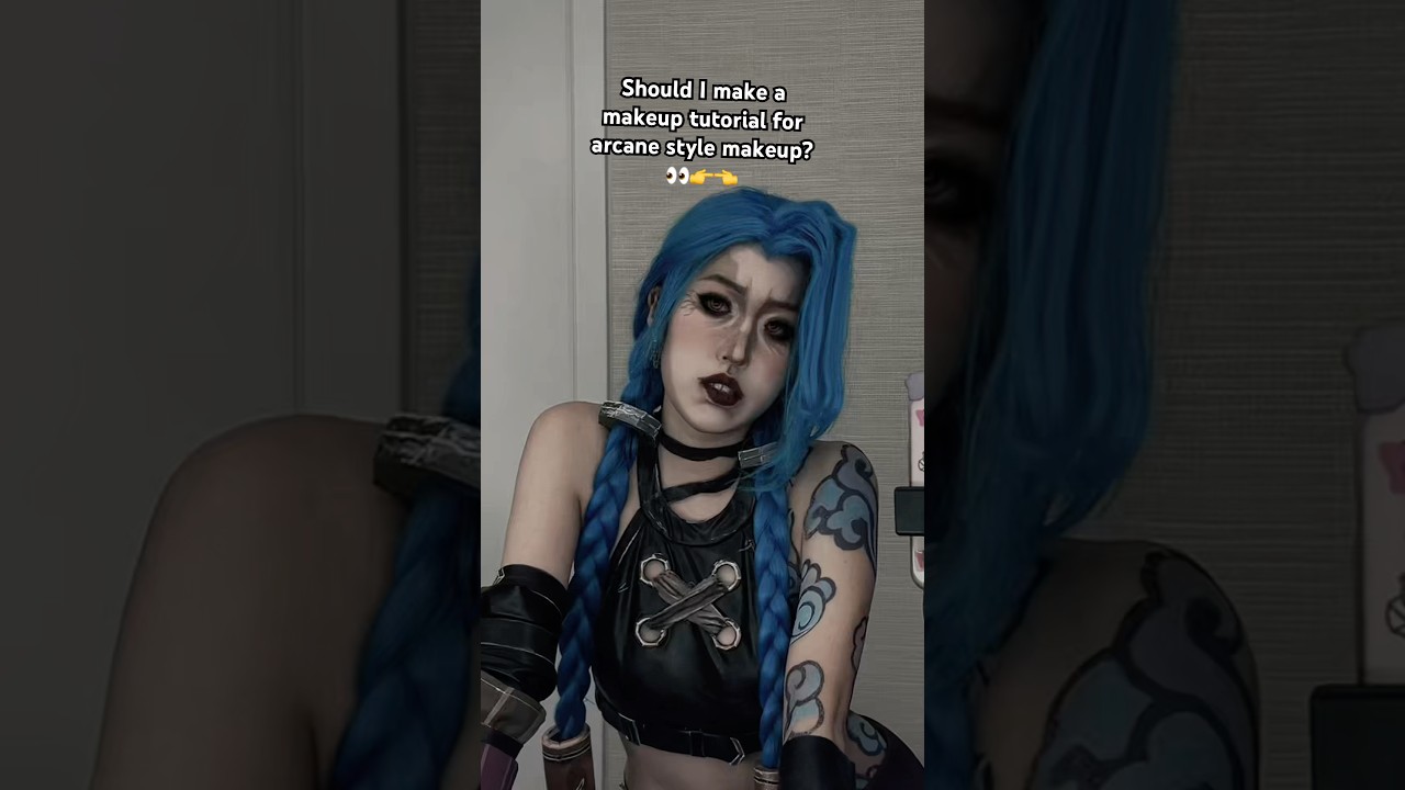 Jinx cosplay Arcane brainrot continues #jinx #arcane #arcanecosplay #jinxleagueoflegends #cosplay