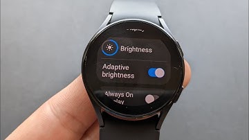 How to Turn On / Off Adaptive Brightness on Samsung Galaxy Watch 6 , 5 , 4
