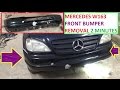 Mercedes W163 Front Bumper Removal and Replacement in 2 MINUTES! ML230 ML270 ML320 ML350 ML400 ML430