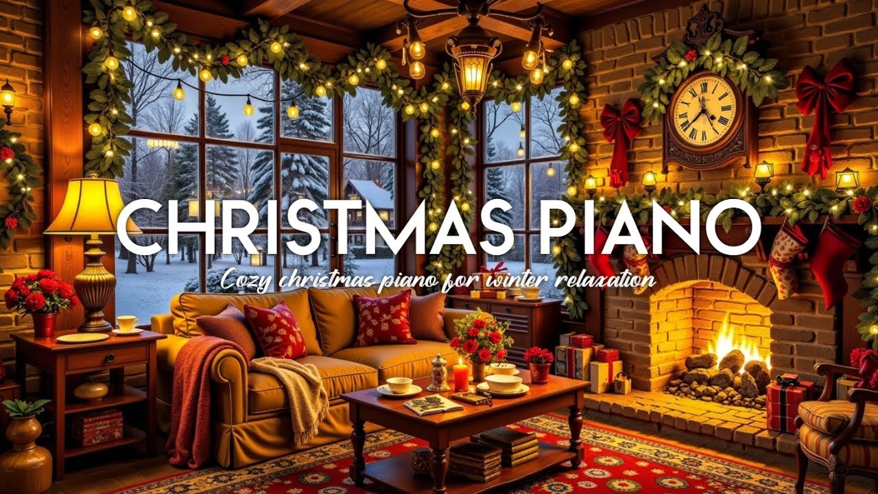 Relaxing Christmas Piano Music 2026 ~ Smooth Holiday Ambiance & Cozy ...