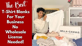 Bella Canvas The Best Blanks For Your Clothing Brand | No Wholesale License Needed!