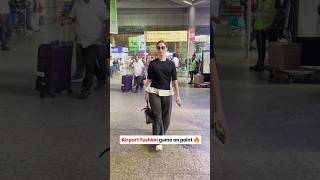 Airport fashion game on point 🔥#thefilmycharcha #TamannaahBhatia #entertainment #viral #trending