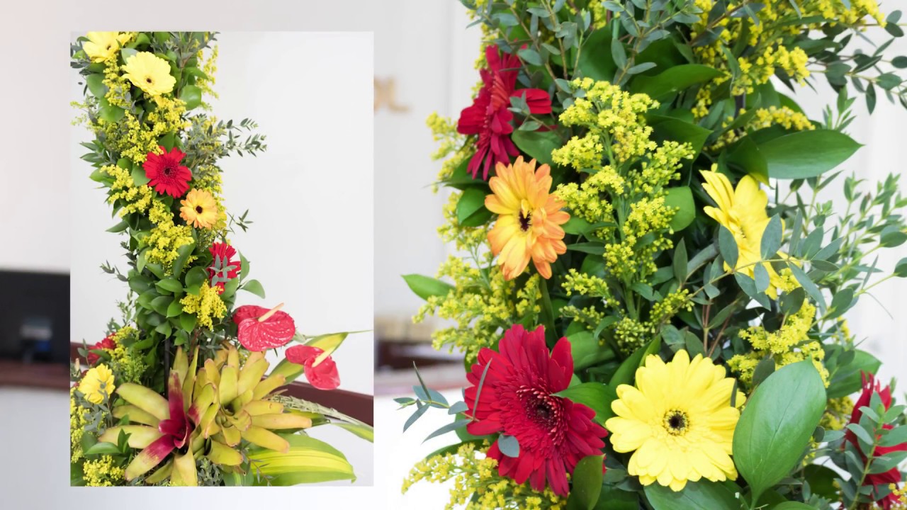 Cómo hacer un diseño floral con la guirnalda de Fenocol Floral.