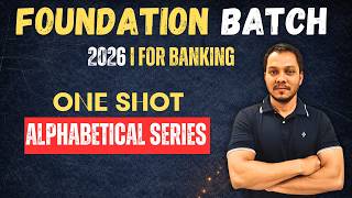 Alphabetical Series Complete Concept | Reasoning One Shot | Banking 2026 l Preadda 