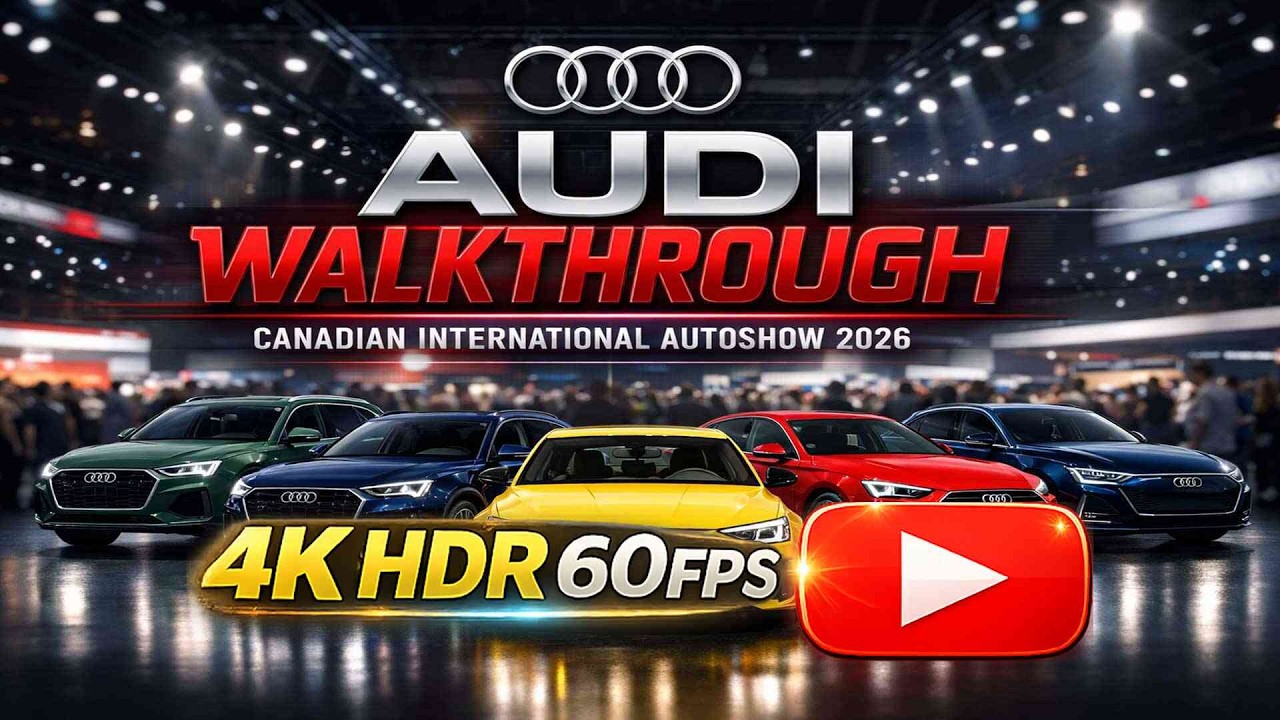 🚗 Audi Exhibit Walkthrough at Canadian International AutoShow 2026 🔥🏎️ 4K HDR 60FPS