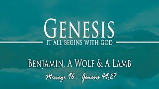 Benjamin, A Wolf & A Lamb: Genesis 49:27