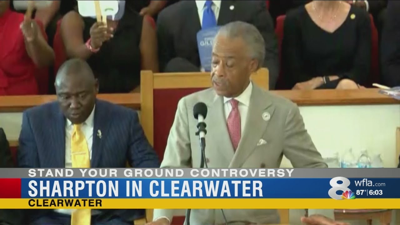 Al Sharpton protests 'Stand Your Ground' shooting death in Clearwater