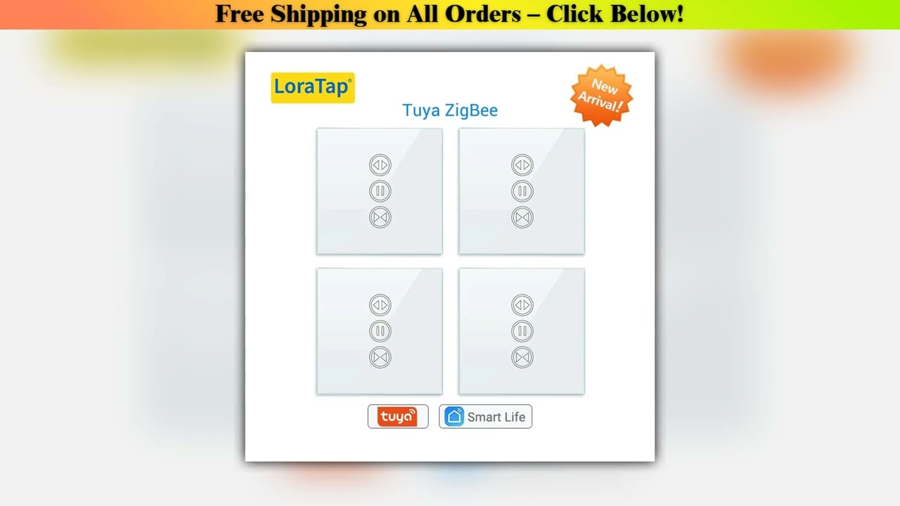 Tuya Smart Life ZigBee 30 Curtain Blind Switch for Roller Shutter Electric Motor Google Home Alex M