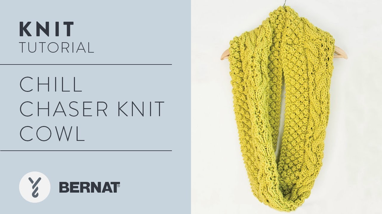 Chill Chaser Knit Cowl Tutorial 