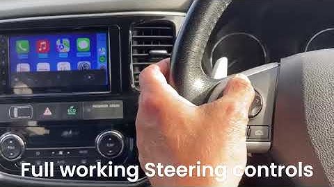 Mitsubishi Outlander PHEV replace head unit / Stereo for CarPlay