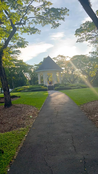 A Gazebo in a Botanical Garden 🍃