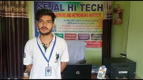Institute for computer course and spoken English. SEJAL HI TECH Computer Institute talai