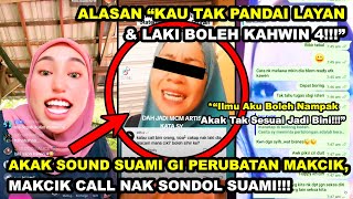 AKAK SOUND SUAMI GI BERUBAT KAT MAKCIK, MAKCIK CALL NK SONDOL SUAMI | ALASAN 'KAU X PANDAI LAYAN'