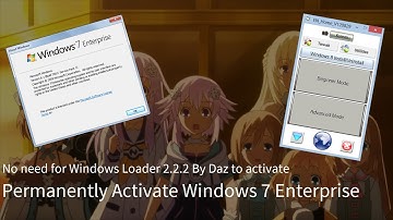 Permanently activate Windows 7 Enterprise without Windows Loader using KJ Pirate Activator