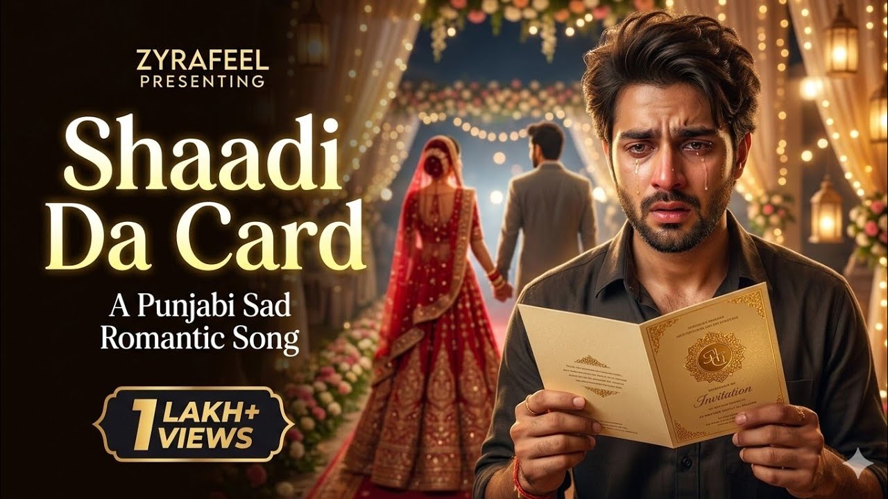 Shaadi Da Card – Ohdi Shaadi Da Card Aaya… 🥀 | Punjabi Sad Romantic Song 2026 | Copyright free
