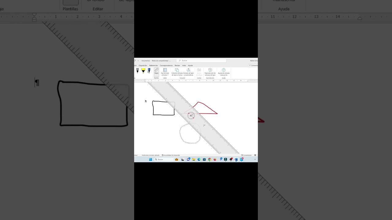 La Herramienta Regla de Word 365 
