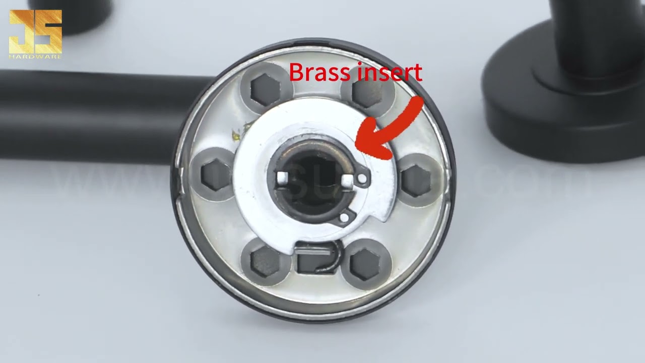 Details about stainless steel black door handle